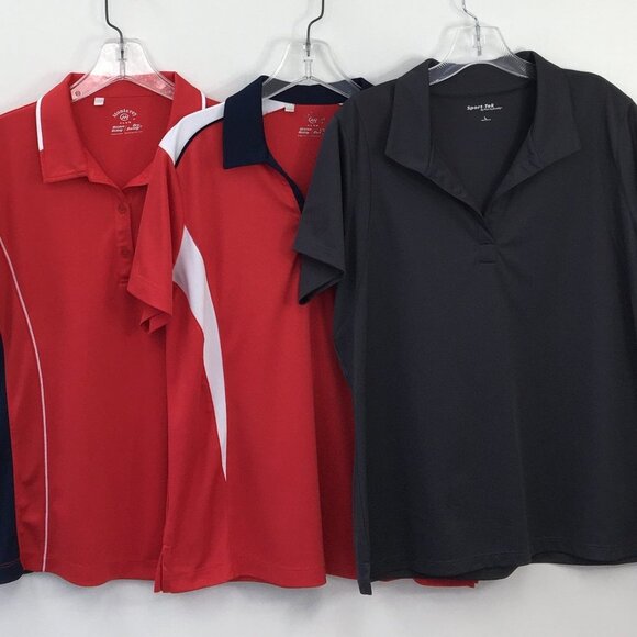 Monterey Bay Tops - Monterey Club Women's Golf Polo Bundle of 3 Size L EXCELLENT Condition